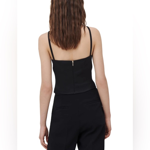 Marella Label/cut Cropped Cami Top Size: Medium US4 All Seasons - Picture 6 of 6